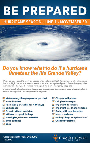 2018 Hurricane Season Poster