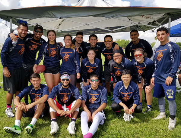 The TSC Scorpions co-ed flag football team won the Valley Bowl championship title on Oct. 14, 2017 at Edinburg.