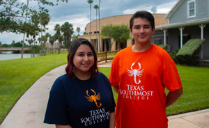 TSC students Angela Ramirez and Hector Andy Luna are two of 77 recipients that received financial assistance in the 2018-19 academic year through the TSC Foundation Scholarship.