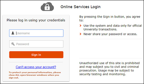 online services login